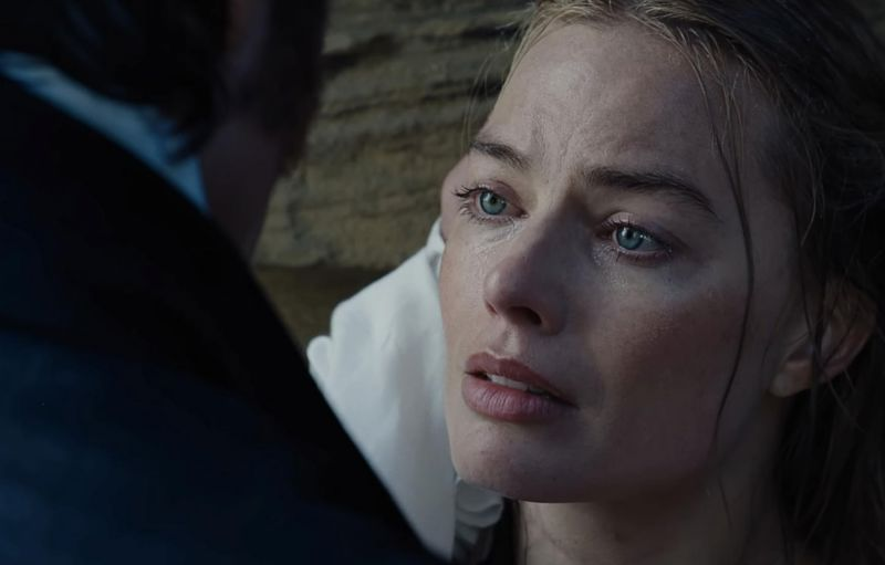 Hurlevent - Wuthering Heights affiche du film, avec Margot Robbie et Jacob Elordi, drame gothique, sortie cinéma 2026.